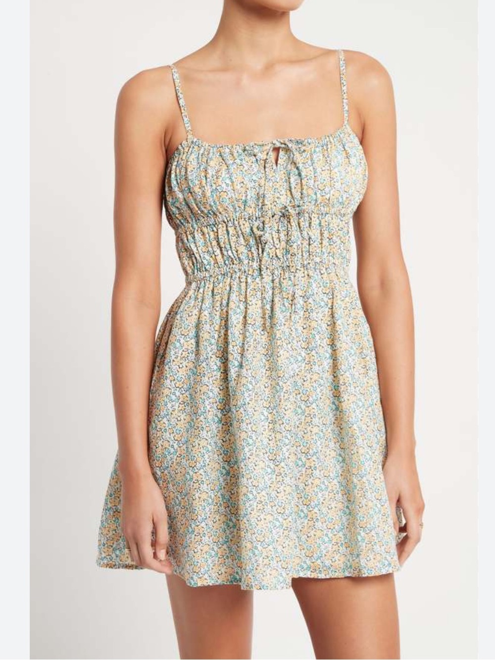Faithfull the Brand NEW Shivka Floral Print Mini Dress